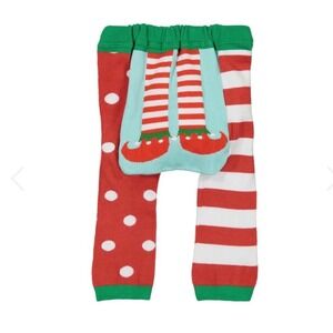 NWT Doodle Pants holiday‎ elf baby and toddler pajamas 12 Christmas holiday